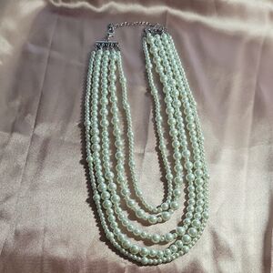Classic Multi-Strand Pearl Necklace